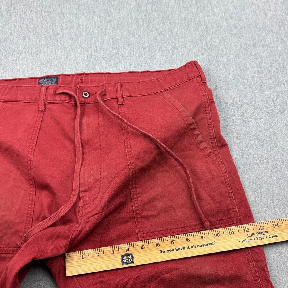 Levis Pants Mens 38x30 Red‎ Jogger Two Horse Tapered Workwear Canvas Classic
